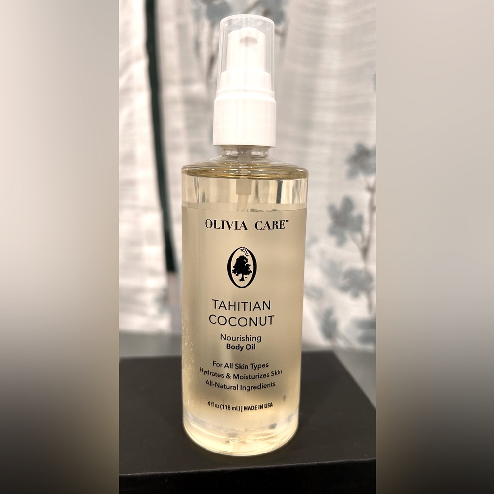 Olivia Care Tahitian Coconut Nourishing Body Oil 4 oz